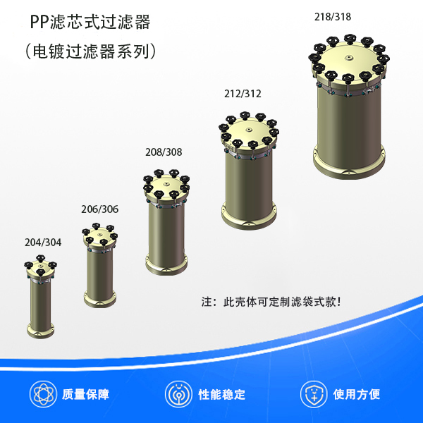 PP濾芯式過濾器（電鍍過濾器系列）